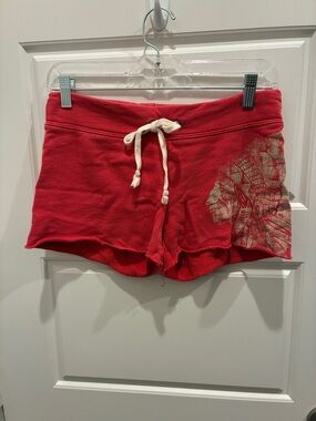 Ralph Lauren Denim & Supply Red Women's Drawstring Lounge Shorts